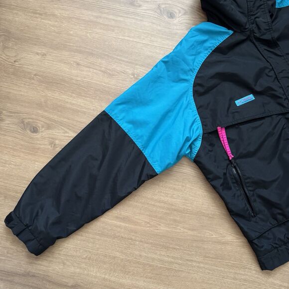 Vintage 90s Columbia Womens Sz XL Bugaboo Double Layer Jacket Ski Radial Sleeve - Picture 7 of 10